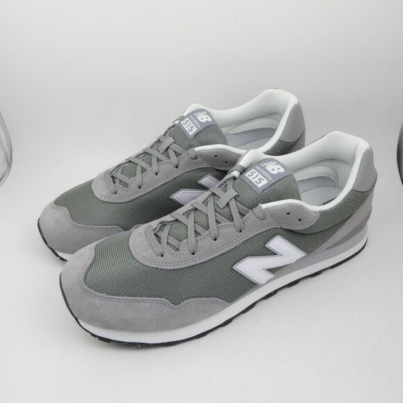 New Balance Men\'s US 15 Gray White 515 V3 Classic Running Sneakers NWOB main image 4